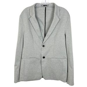 Zara women’s gray blazer size L button front